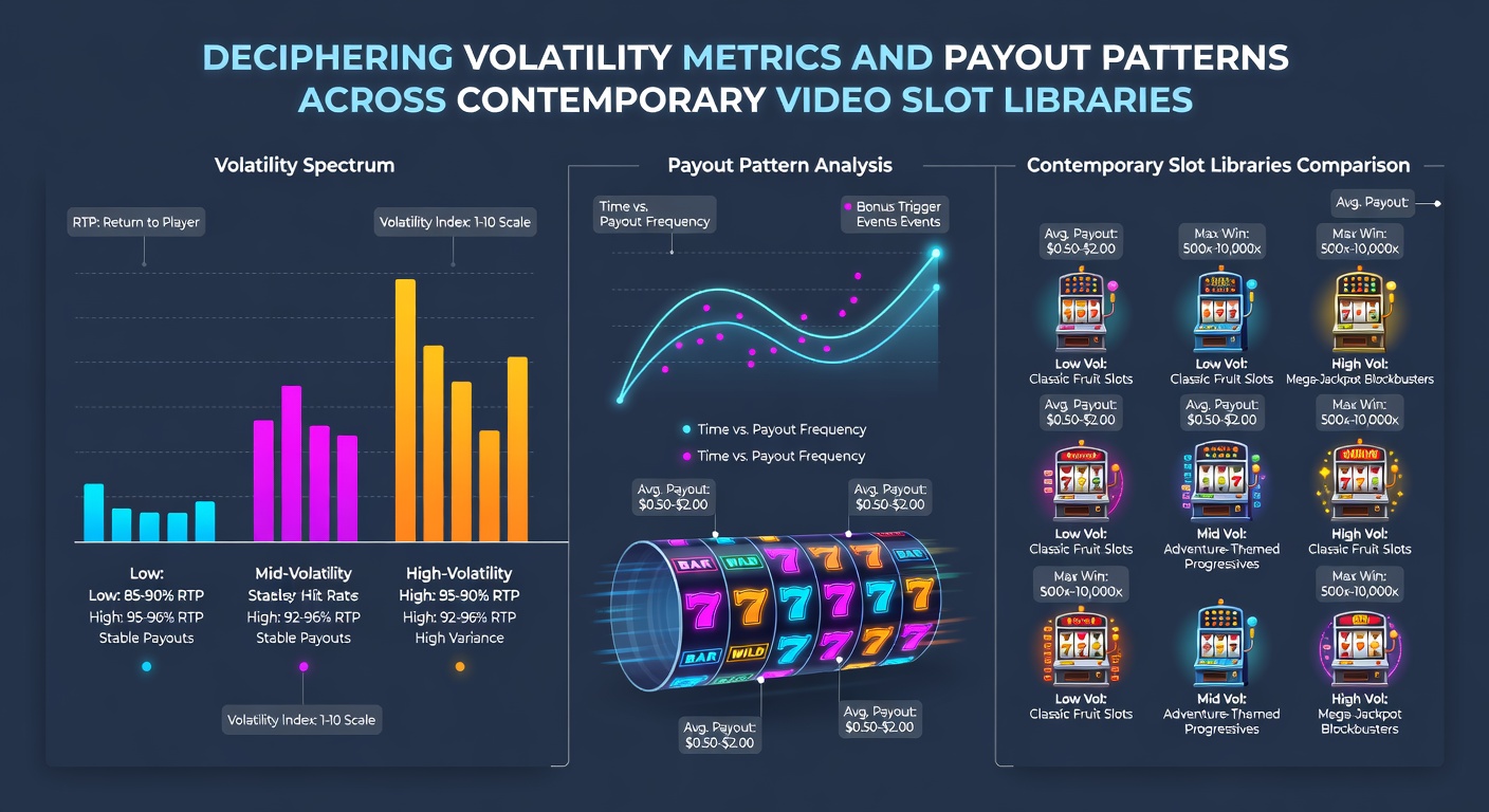 Comparative chart illustrating payout frequency distributions across leading video slot providers and volatility tiers