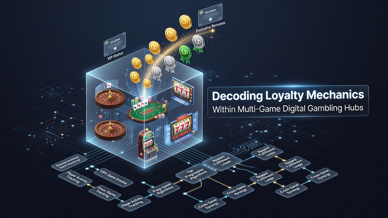 Overview of loyalty program interfaces in multi-game digital gambling platforms showing tier progression and reward tracking dashboards